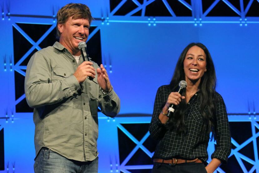 Chip and Joanna Gaines of Magnolia Homes and HGTVâs Fixer Upper show are photographed...
