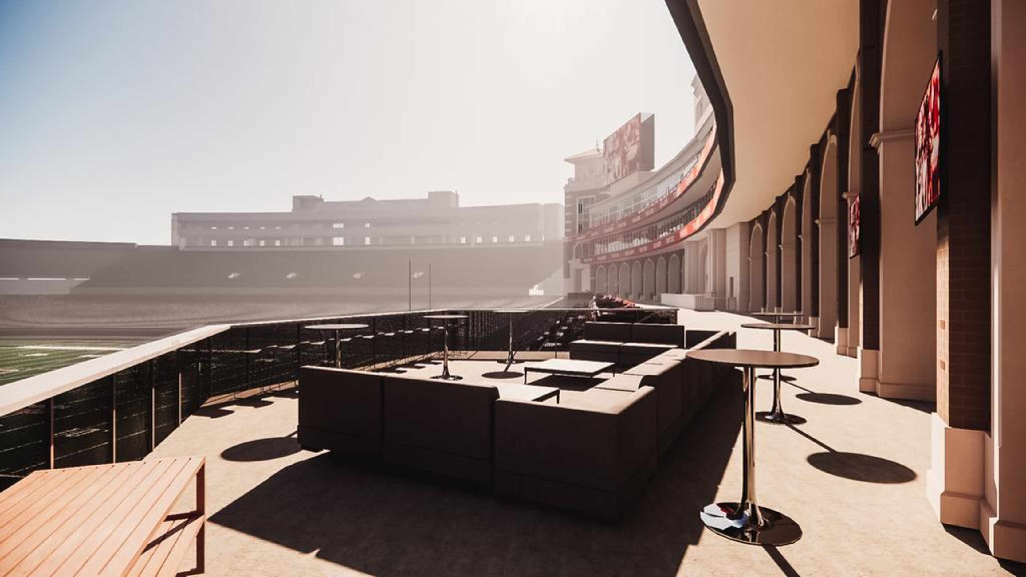 Rendering of the new south end zone at Jones AT&T Stadium. (Courtesy of Texas Tech Athletics)