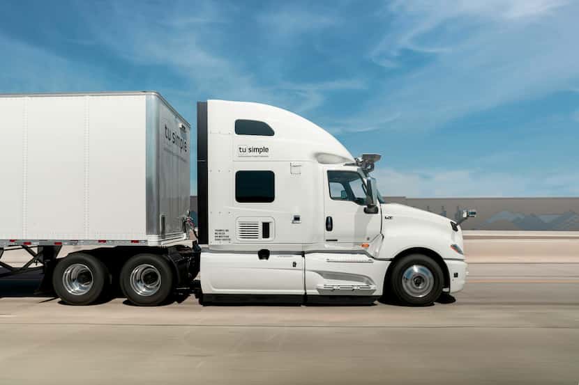 TuSimple is one of the self-driving trucking firms using Texas as a proving ground,