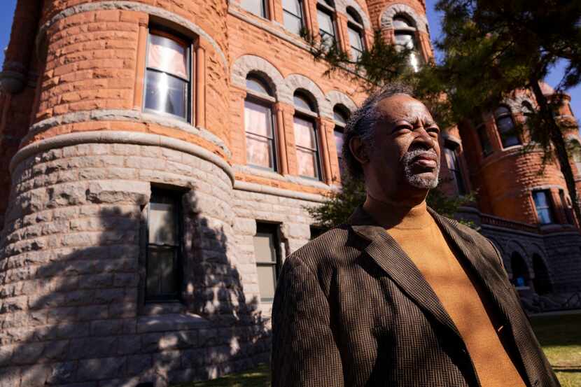 George Keaton Jr. posed in front of the Old Red Museum on Nov. 12, 2021, in Dallas. Keaton...