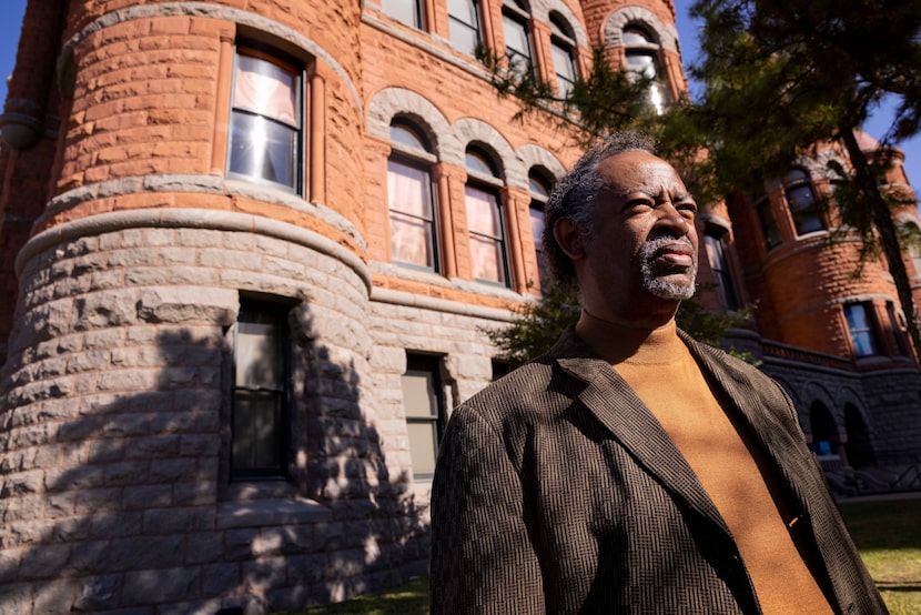 Remembering Black Dallas leader George Keaton Jr. is shown outside the Old Red Museum of...