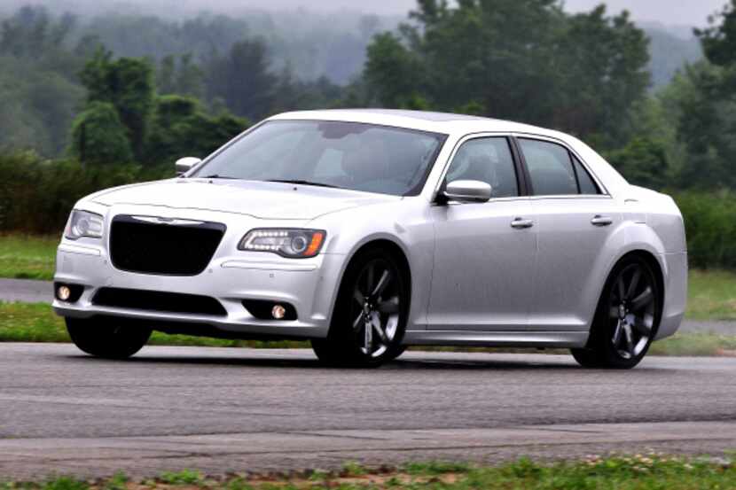 With its new refinements for 2012, the $55,635 Chrysler 300 SRT8 looks like it’s straight...