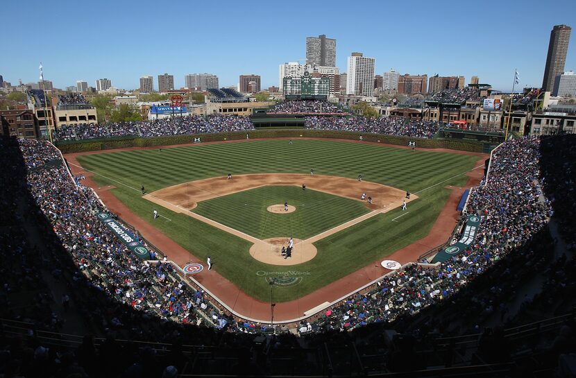 Wrigley Field — one of the greatest places to catch a game since 1914. The Cubs began play...