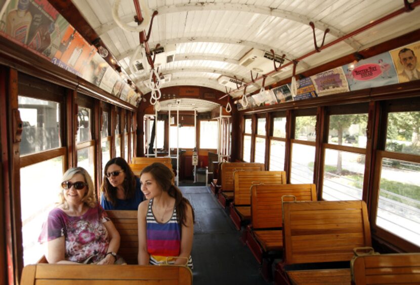 (L-R) Janice Agee from Irving, Linda Burkhart of Dallas and Kelly McGinnis from Brookhaven,...