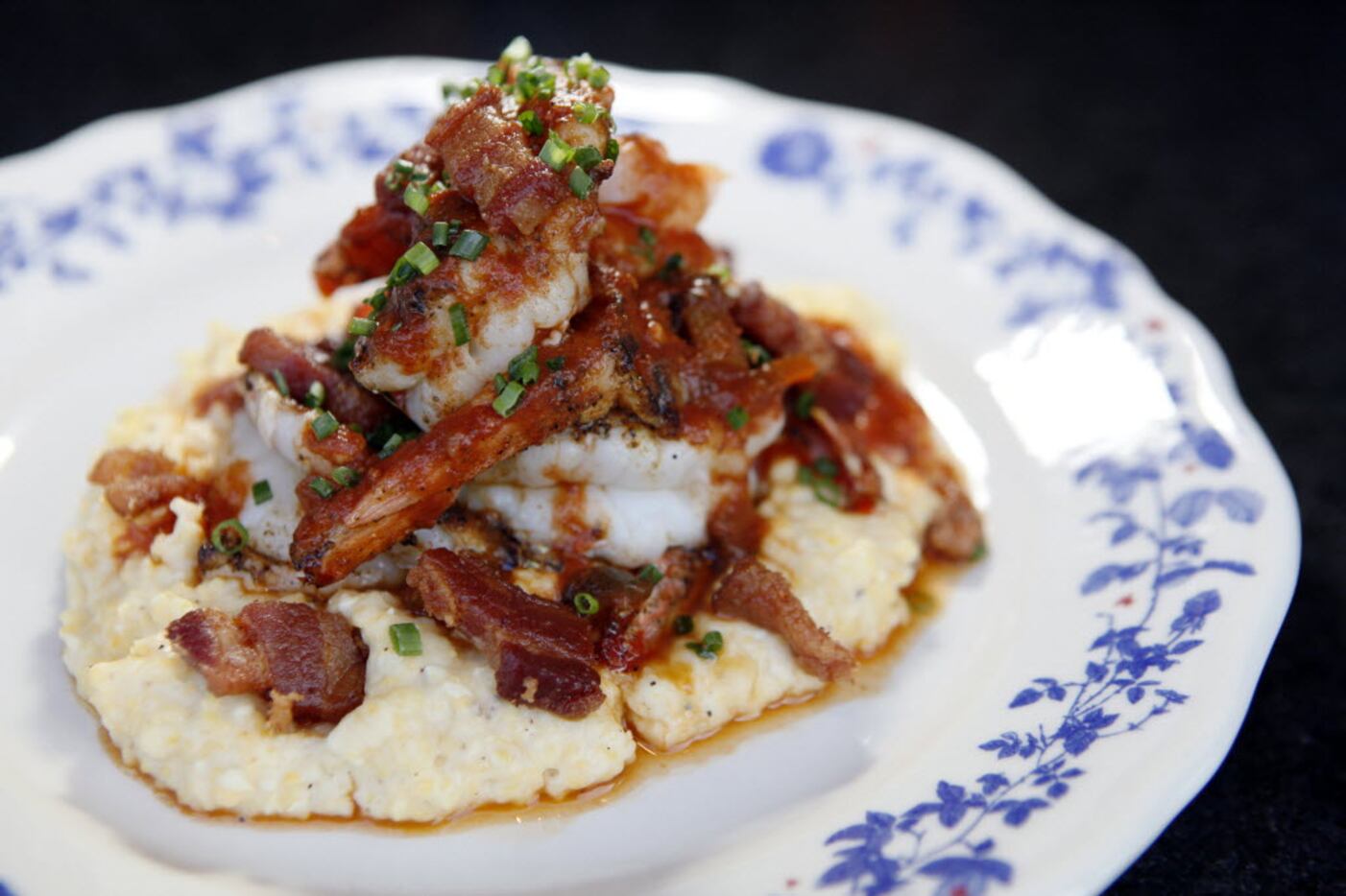 Shrimp and grits from the restaurant Ida Claire, on Tuesday, Sept. 29, 2015 in Addison. Ben...