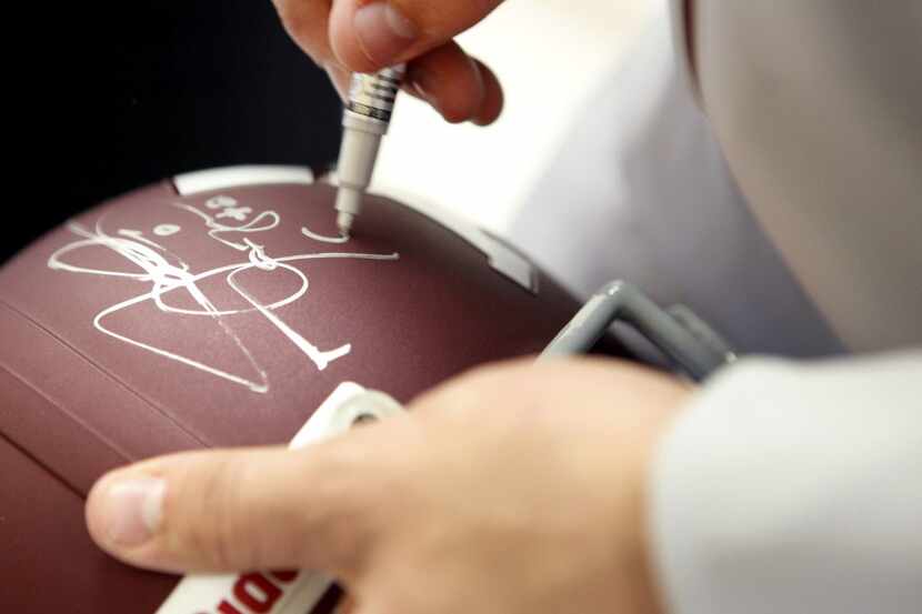 5. Calligrapher / Manziel was in bit of hot water regarding his autograph while still a...