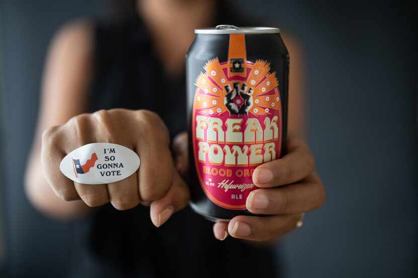 Freak Power is a blood orange-infused Hefeweizen from Independence Brewing Co. in Austin.