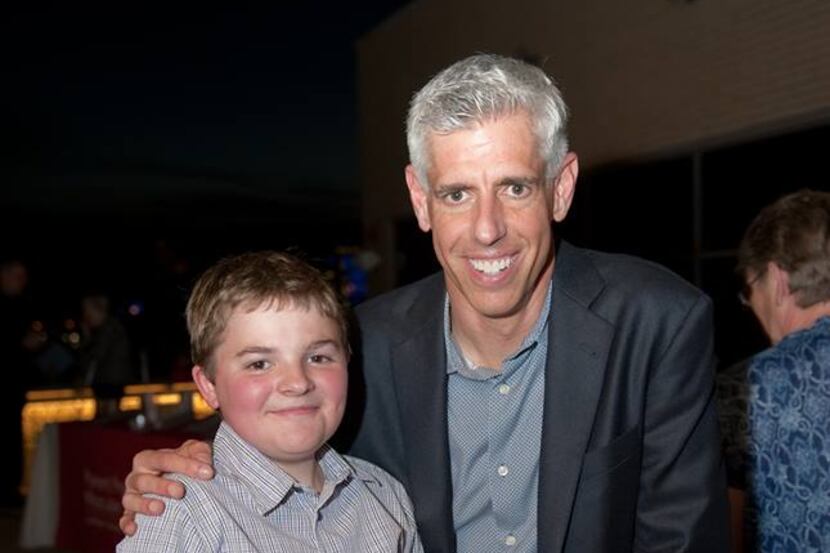 Sam Killian with Craig Miller at Sam's Night earlier this month in Dallas.
