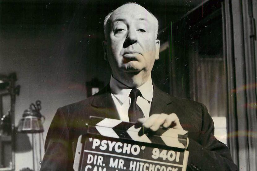Alfred Hitchcock is seen on the set of PSYCHO in this 1960 handout photo. 10072011xARTSLIFE...