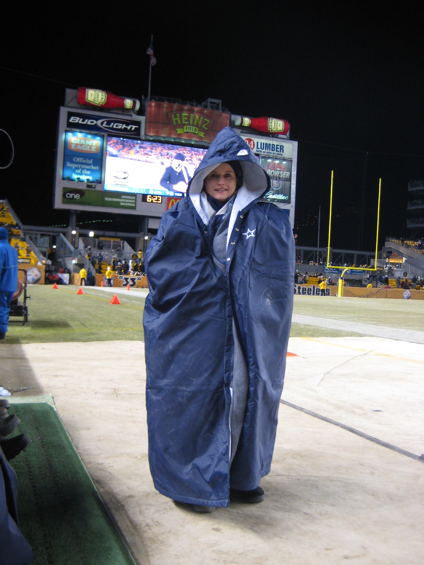 NFL Sideline Cape Coat