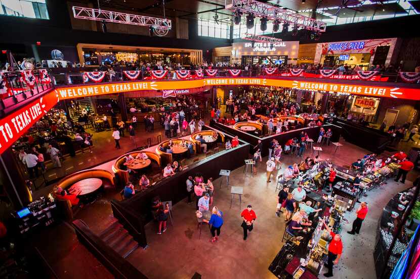 Texas Live, the dining and entertainment complex near Globe Life Park in Arlington, inhabits...