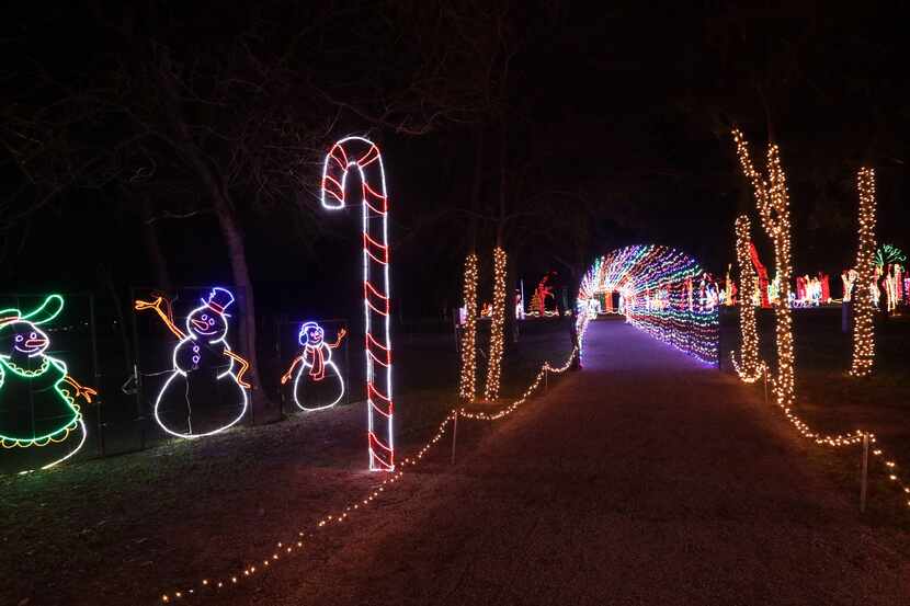 Prairie Lights is a drive-through attraction features around 4 million twinkling bulbs plus...