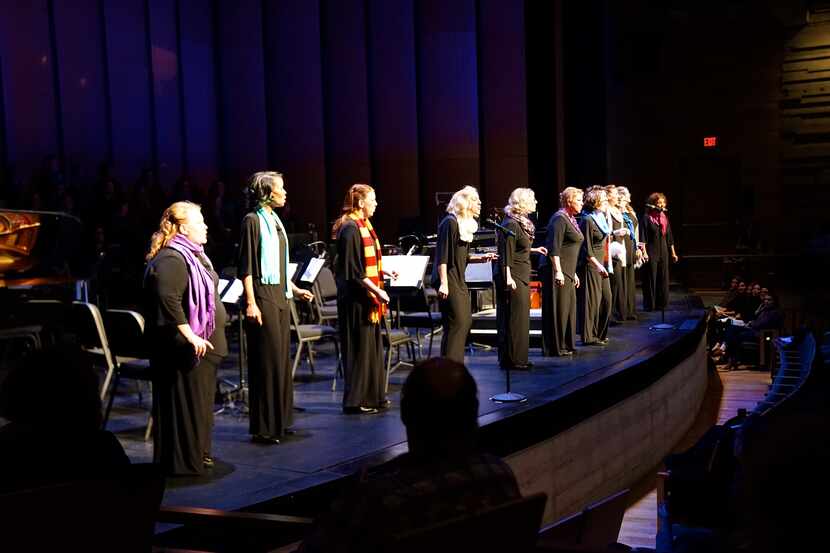 A photo of The Women's Chorus of Dallas' 2018 concert, "Sleigh Ride." The chorus' 2019...