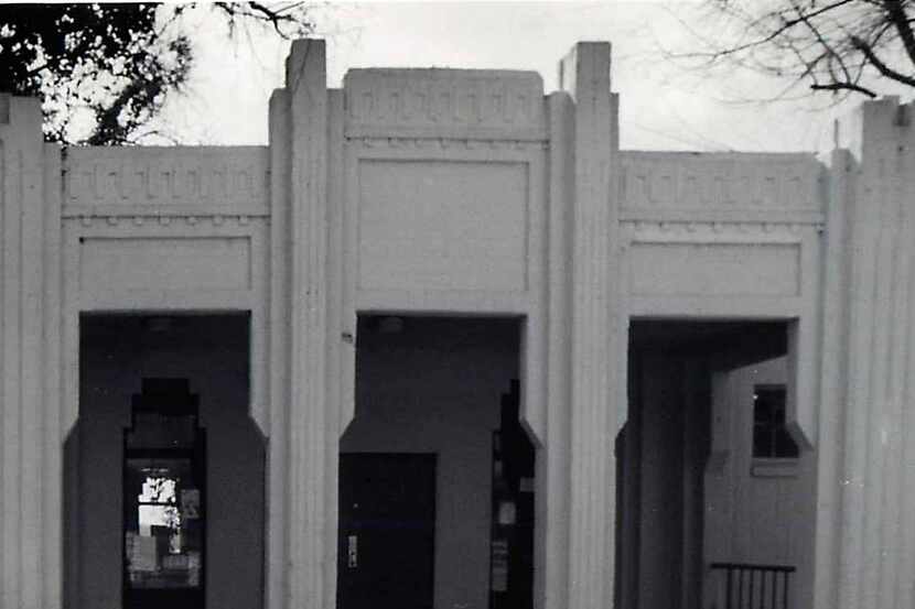 This file photo from March of 1989 shows the facade of the Bath House Cultural Center at...