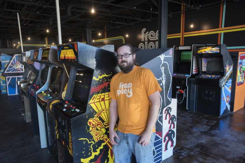 Corey Hyden is the owner of Free Play, a retro arcade.
