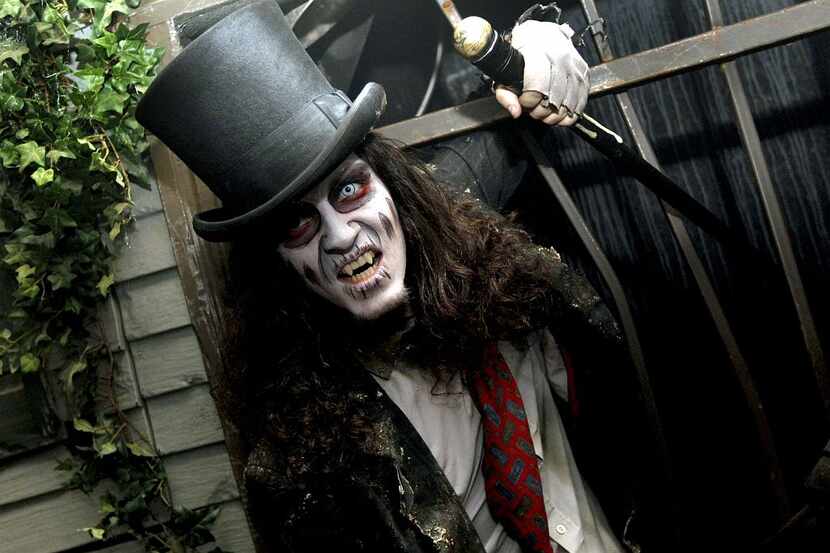 The Cutting Edge Haunted House in Fort Worth features a wide variety of frightful characters.