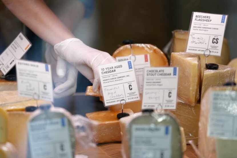 Cheeses for sale at Scardello Artisan Cheese 
