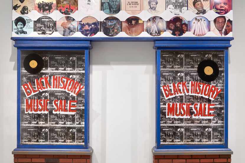 "Pride Frieze Jerry White's Record Shop, Central Avenue, Los Angeles," by Jamal Cyrus, 2005...