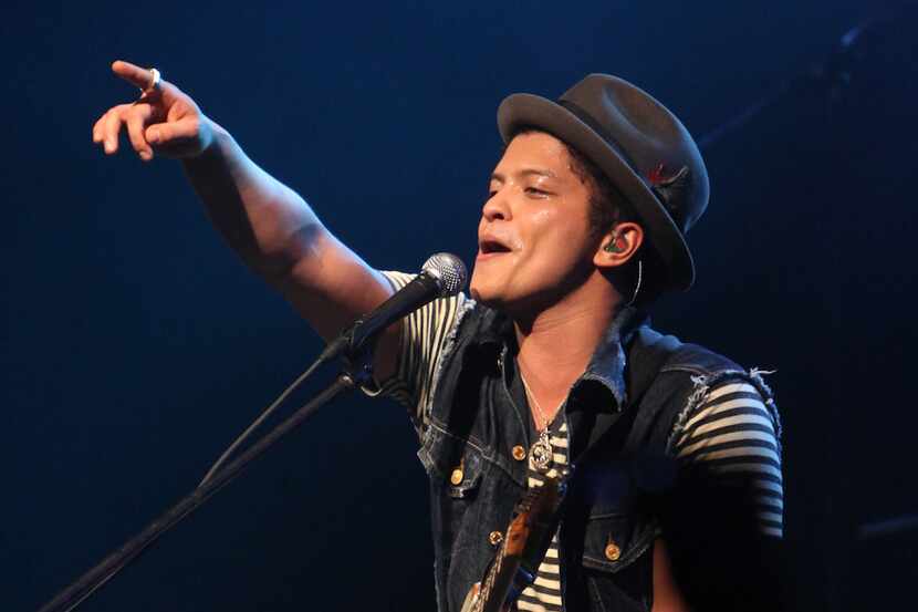 Bruno Mars performs at South Side Music Hall in Dallas November 23, 2010. 