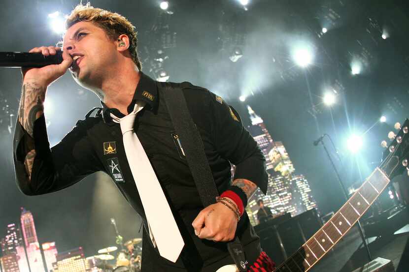Billie Joe Armstrong of Green Day performs in Dallas.