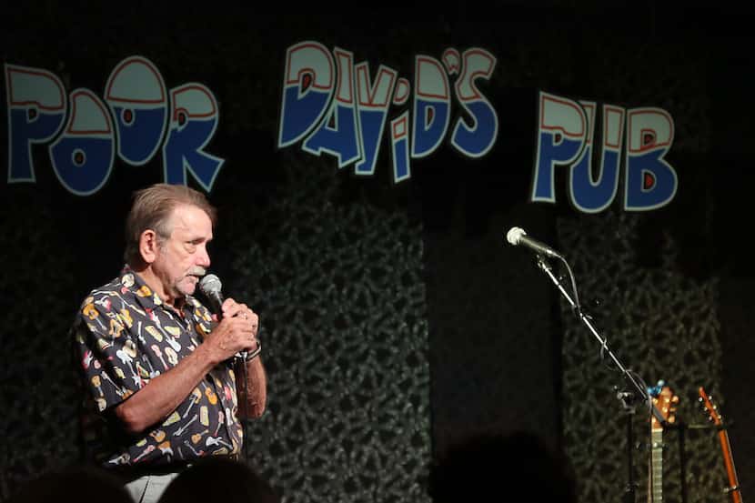 David Card, owner of Poor David's Pub at the club in Dallas, Texas, on Friday, May 30, 2014.