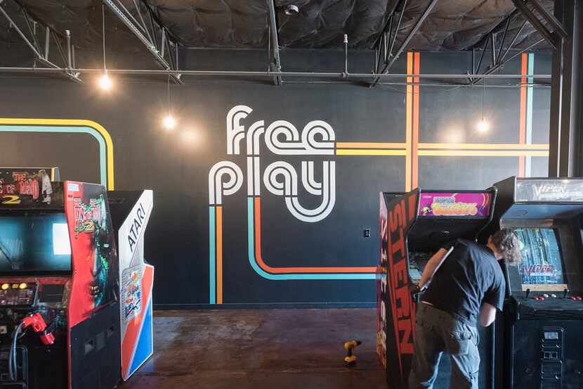 Free Play is a retro arcade in Richardson. After a $12 cover, the games are free.