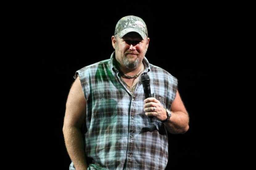 Comedian Larry the Cable Guy performs at American Airlines Center in Dallas.