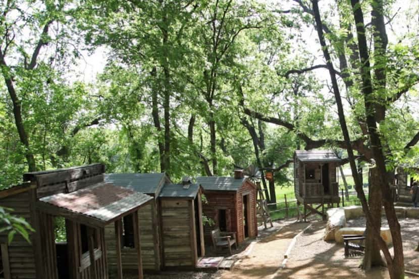 The Heard Natural Science Museum opened its new Pioneer Village on Saturday morning, April...