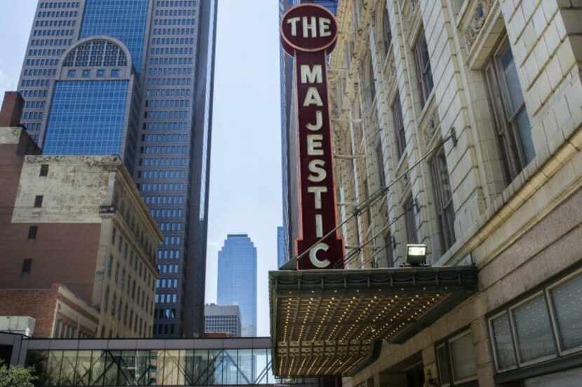 The Majestic Theatre on Elm St. in downtown Dallas