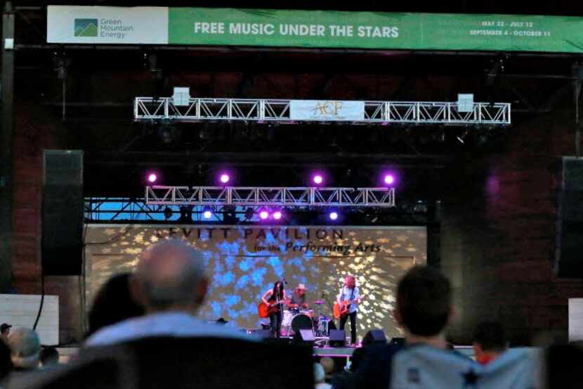 Miranda Dawn and Chris Hawkes Dawn & Hawkes perform during Levitt Pavilion's Green Mountain...