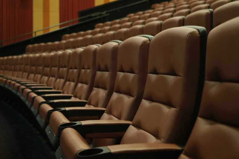 One of the auditoriums at Cinemark West in Plano 
