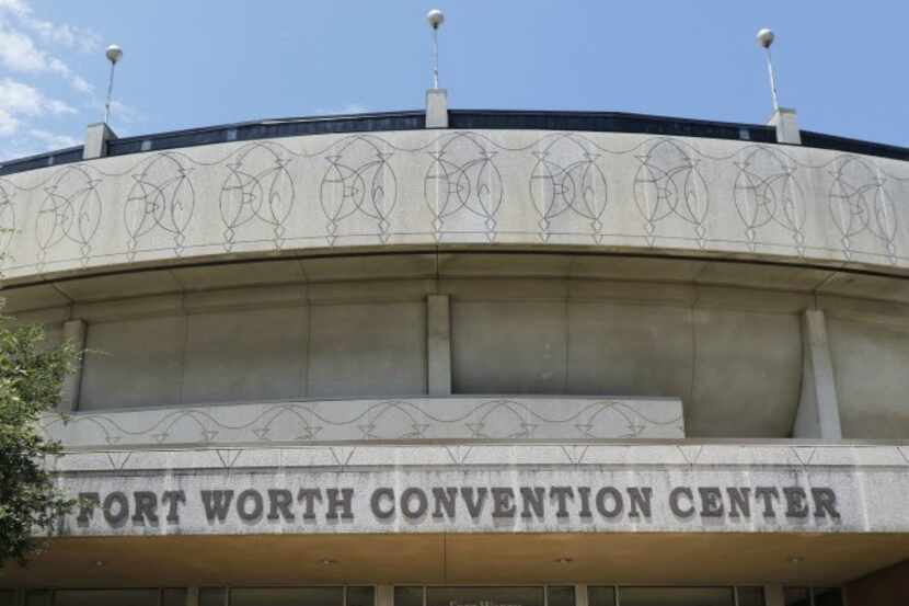 The Fort Worth Convention Center in downtown Fort Worth.