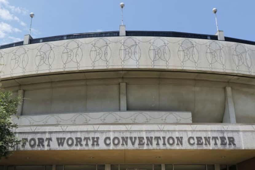 The Fort Worth Convention Center in downtown Fort Worth.