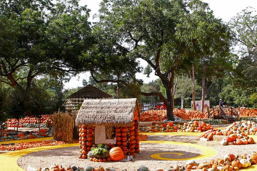 For 2017, Autumn at the Arboretum's Pumpkin Village has a "Wizard of Oz" theme, including a...