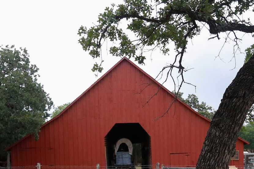 Nash Farm's big red barn