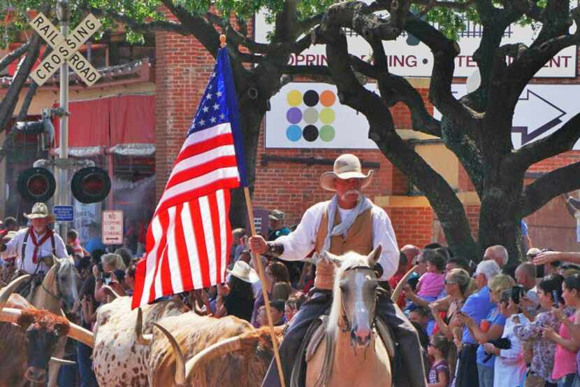 National Day of the American Cowboy Parade in the Stockyards in Fort Worth.