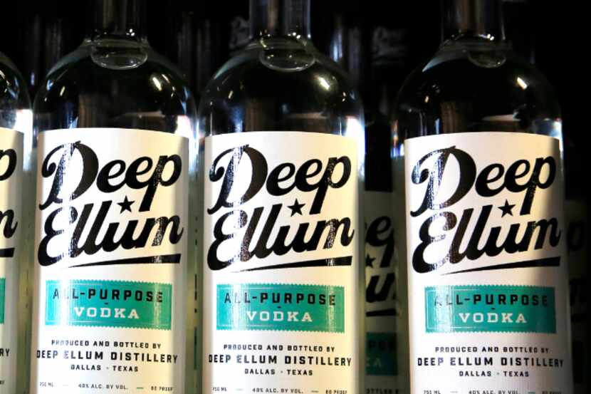 Dallas Ellum Distillery launched its All-Purpose Vodka on Monday, May 29, 2017 in Dallas....
