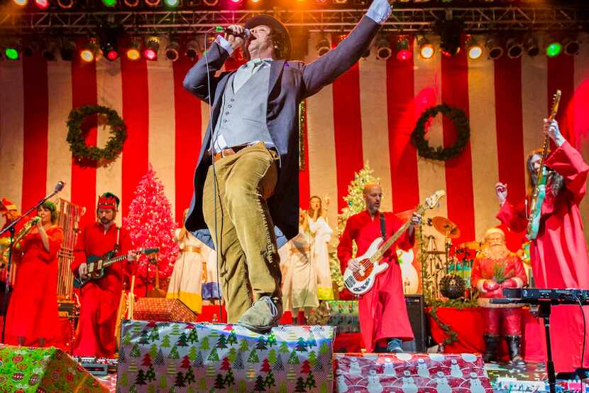 The Polyphonic Spree performs during the Holiday Extravaganza.