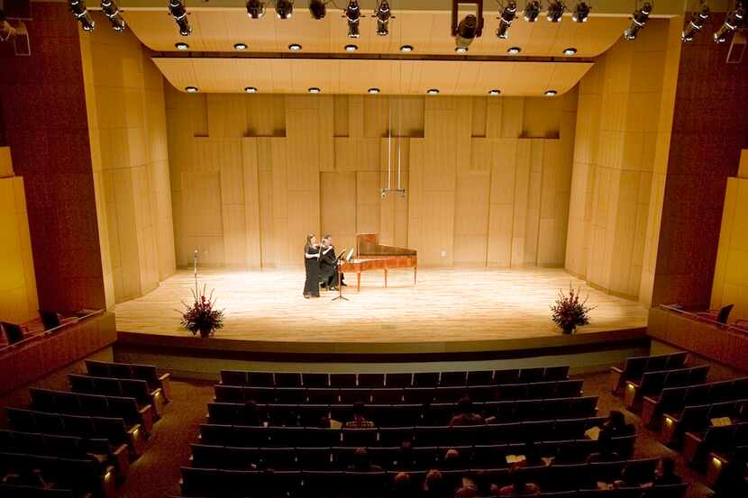 Voertman Concert Hall at the University of North Texas in Denton