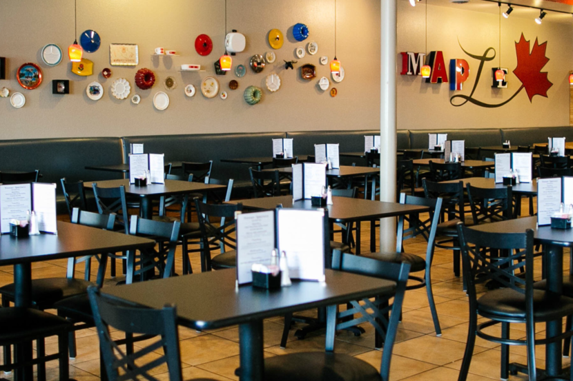 Dining room of the Maple Leaf Diner