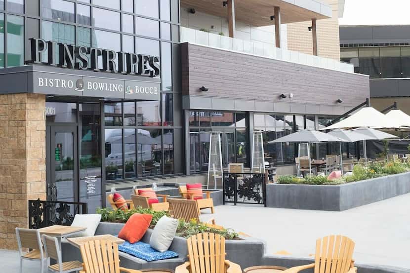 Pinstripes offers bowling, bocce and an Italian bistro.