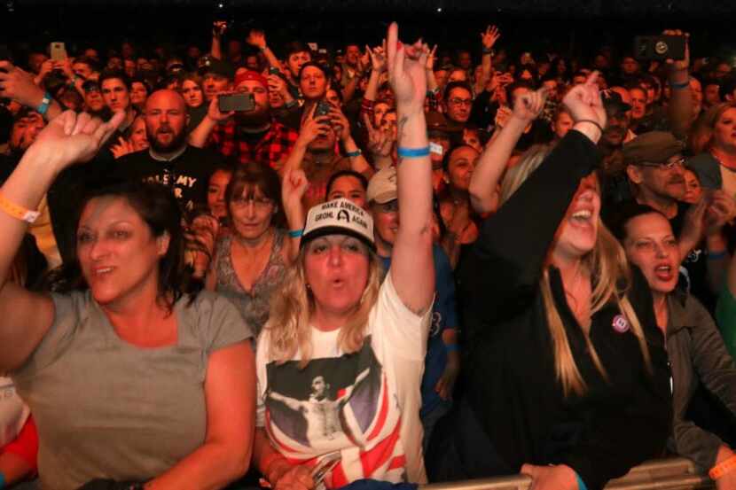 Fans cheer at Dos Equis Pavilion 
