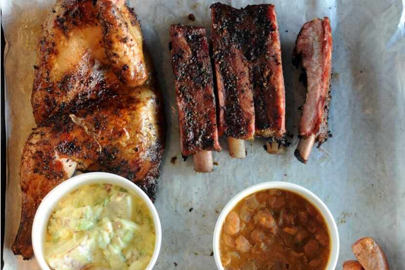 Meats and sides served at Ten 50 BBQ in Richardson.