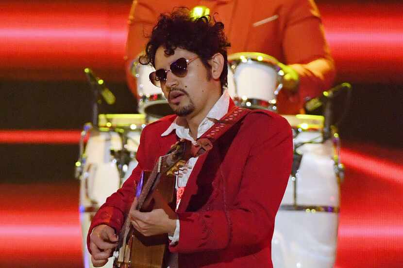 Nicolas Junca of Monsieur Perine performed during the 19th annual Latin GRAMMY Awards at MGM...