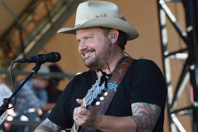 Randy Rogers of the Randy Rogers Band performed during day three of the Kicker Country...