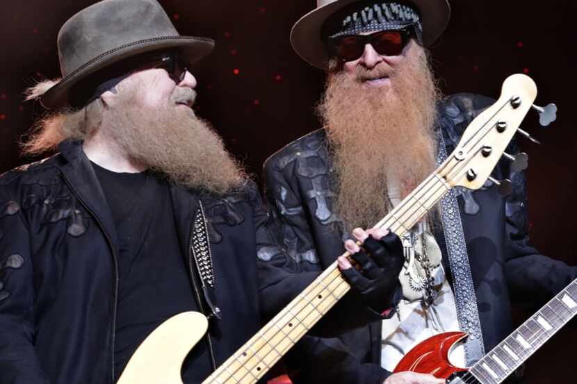 Dusty Hill (left) and Billy Gibbons of ZZ Top 