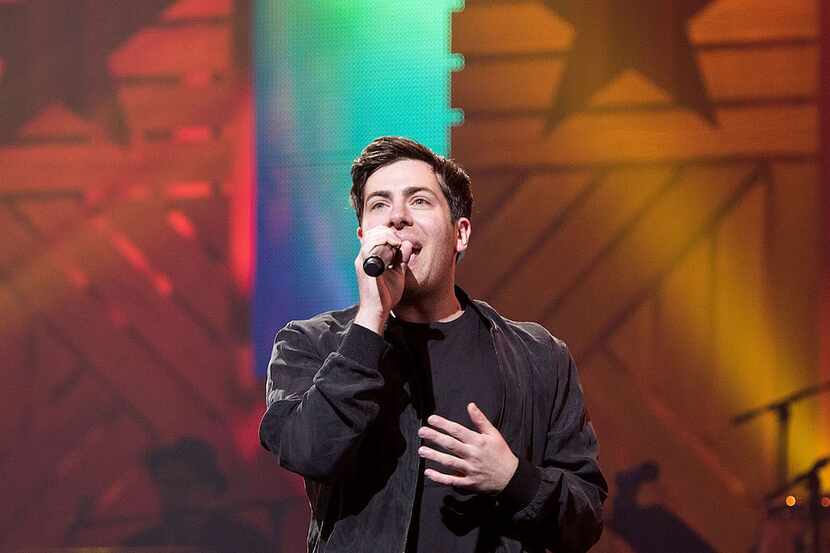 Hoodie Allen performed at the "America Salutes You" concert honoring military, veterans and...