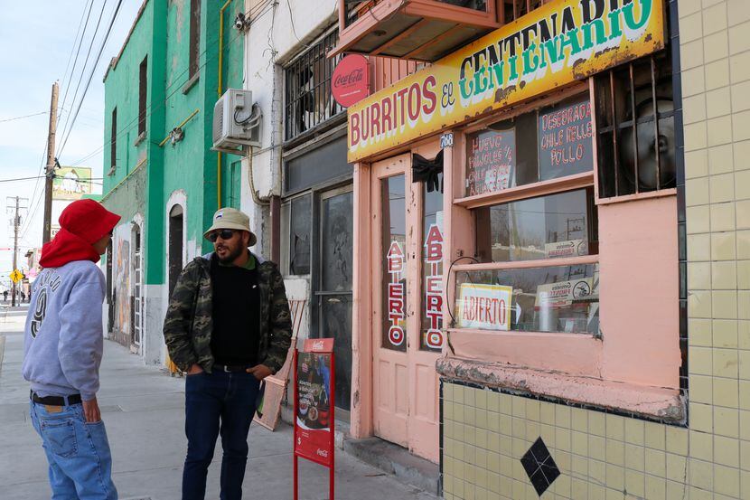 Burritos El Centenario, located along Avenida 16 de Septiembre in the historic downtown...