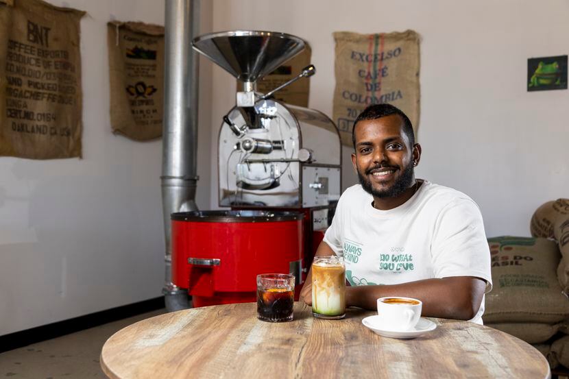 Jonathan Ghebreamlak is the owner of Tre Stelle Coffee Co., a new roastery and cafe in Far...