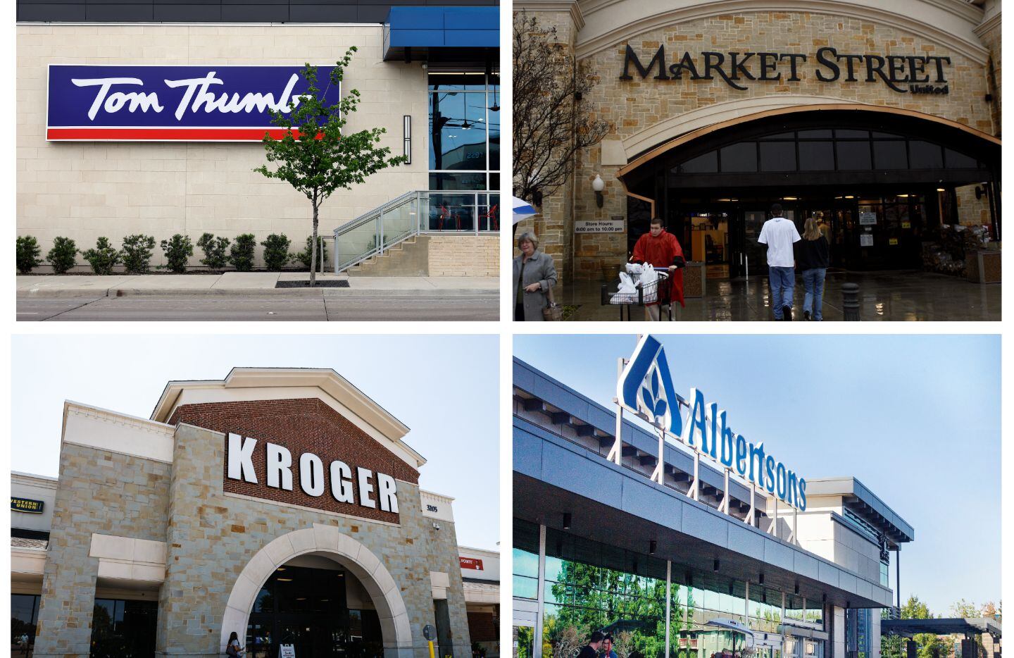 Four brands in Dallas-Fort Worth will be affected by the Kroger-Albertsons mega-merger.